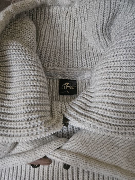 Sweter męski XL szary