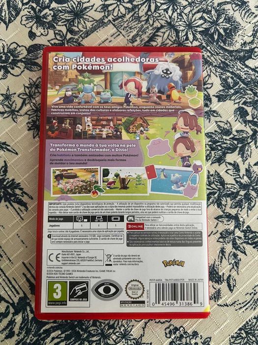 Nintendo Switch – Pokopia + Super Mario 3D World + Bowser's Fury (Jogos Físicos)