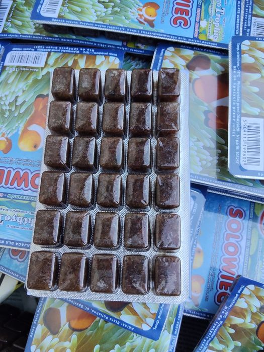 Artemia mrożona. Pokarmy