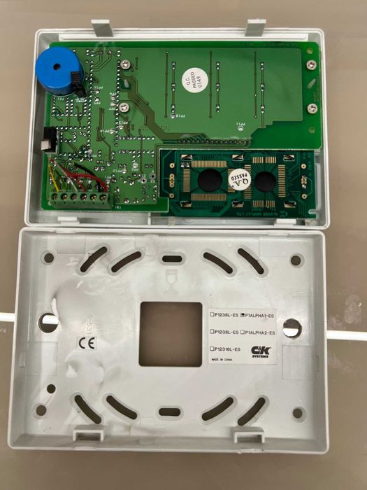 Teclado de P1Alpha1-ES (Original)- Alarmes - C&K Systems