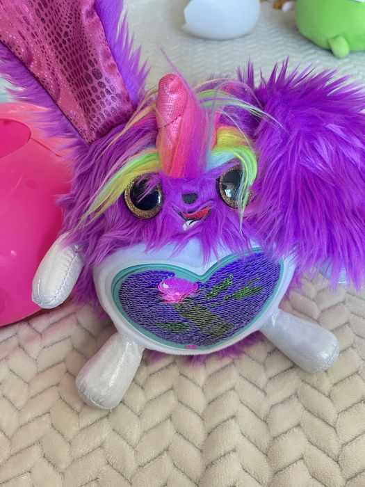 Набір мʼяких іграшок у яйці єдинорозі