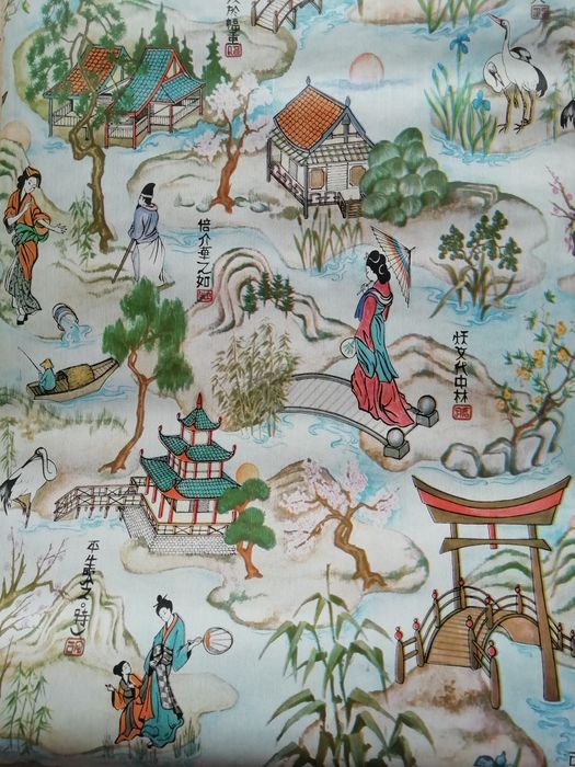 Papel-Autocolante, com motivo Oriental