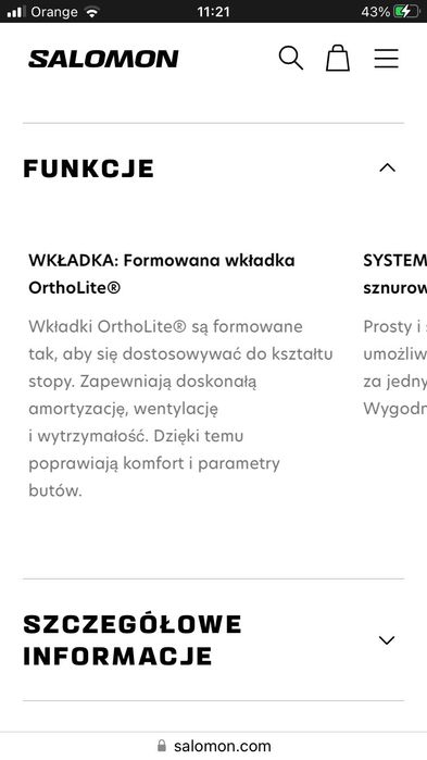 Buty do biegania w terenie, Salomon rozm.36 2/3