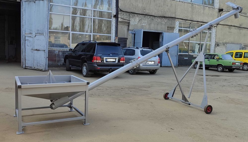 Шнек, шнековий навантажувач для зерна, сої, тирси, пелет + Акція!