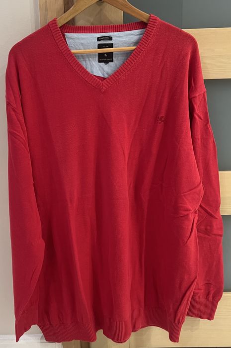 Sweyer meski duzy w serek czerwony Kitaro 2XL/ 3XL
