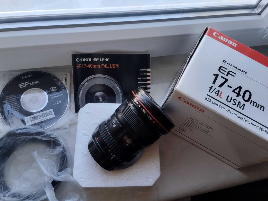 Обєктив Canon EF 17-40mm f/4L USM з коробкою