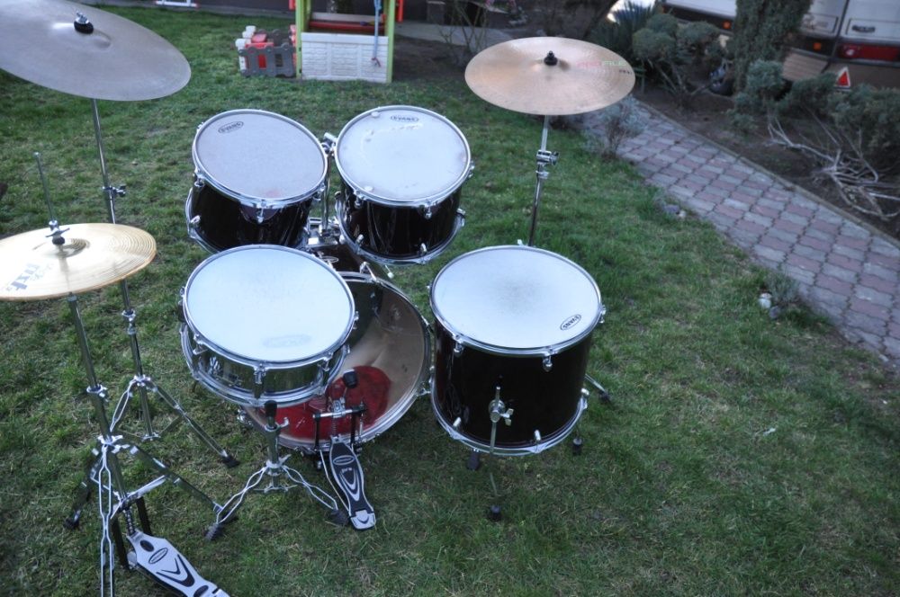 Kompletna perkusja z drewna brzozowego!