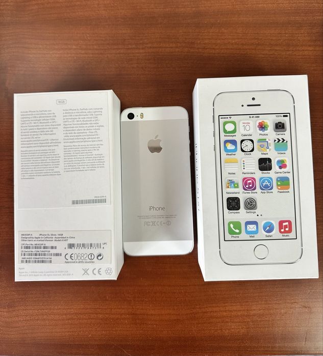 iPhone 5S 16GB Branco + Caixa Original | Desbloqueado