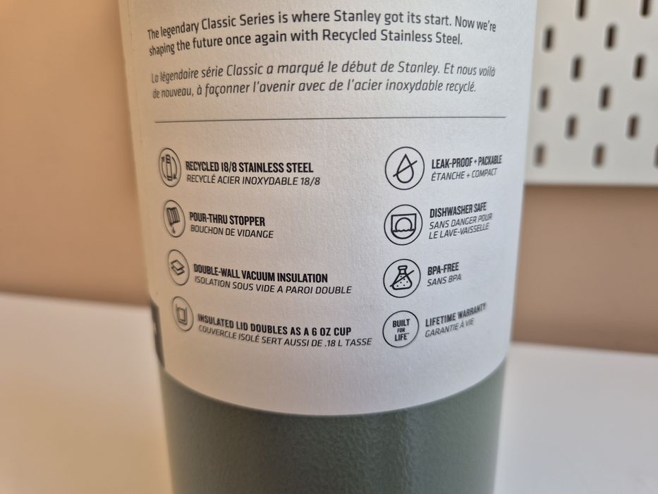 Термос Stanley Classic bottle 2.3л великий стальний з США