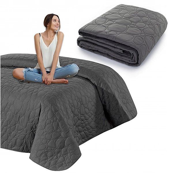 Narzuta 170x210 Dekoracyjna na Łóżko Mikrofibra Nicole Pled