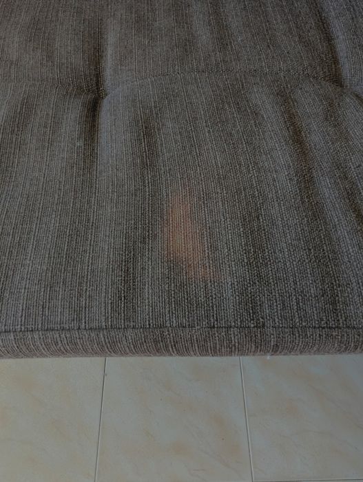 Sofá  cama 3 lugares castanho