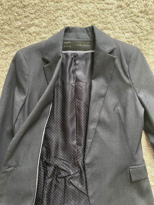 Zara marynarka, rozmiar S/34, elegancka, granatowa, wcinana