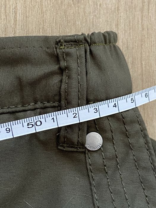 Fabiani 46 3XL ciemno zielone khaki damskie spodenki spodnie capri Vintage
