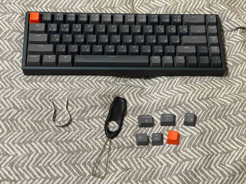 Клавіатура Keychron K6 68 Key Hot-Swap RGB Red