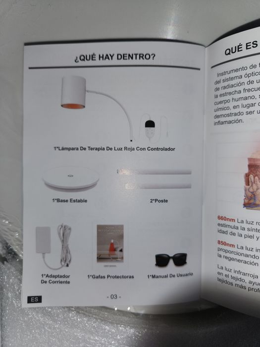 Candeeiro terapêutico novo