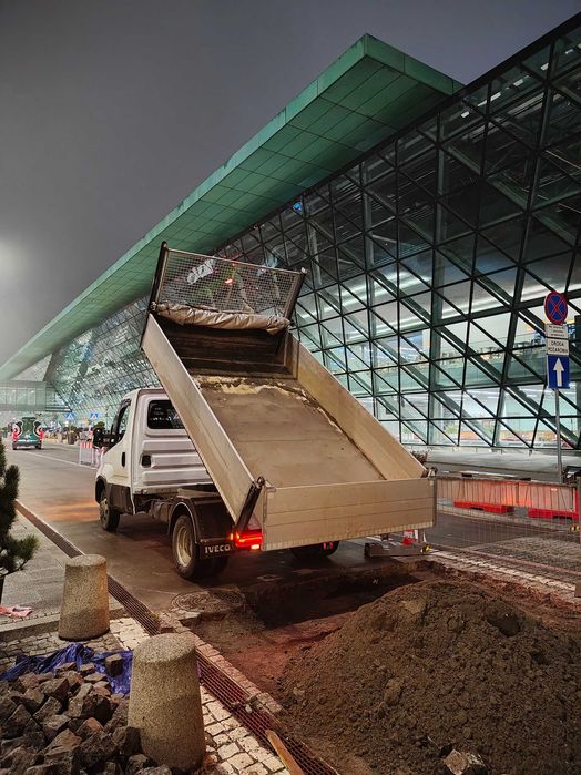 Beton półsuchy chudziak B15 B20 B25 zaprawa mała wywrotka 2m 4t Kraków