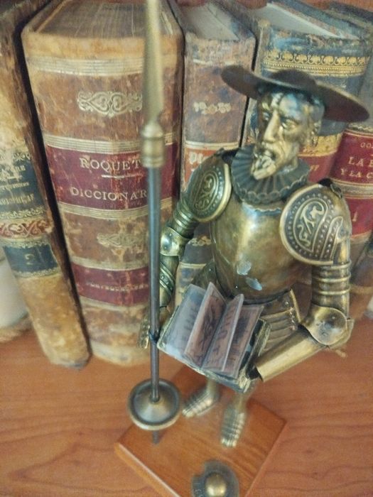 Estatueta antiga  Dom Quixote 27 cm