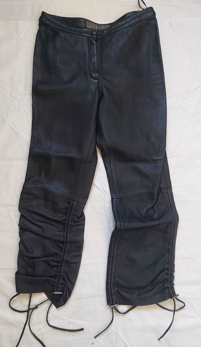 Шкіряні брюки. Розмір S/M.