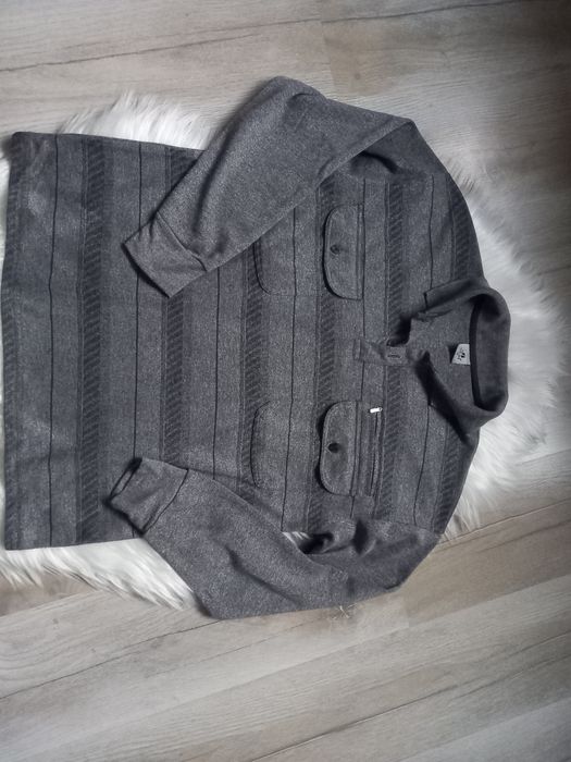 Koszula bluza sweter Shi Jia roz M 38 zamek Vintage love PRL