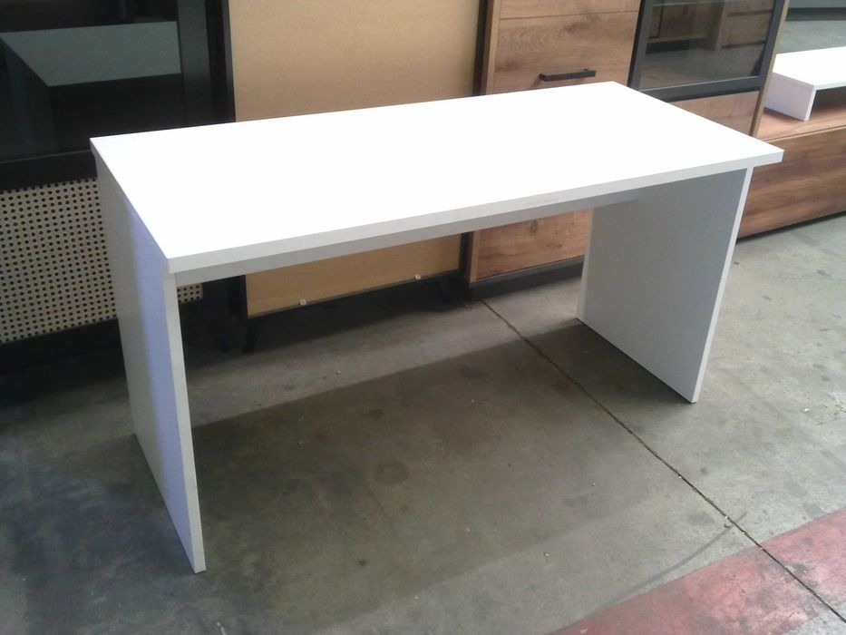 Biurko/Toaletka/Konsola 138x60x76 (biały mat) Nowe