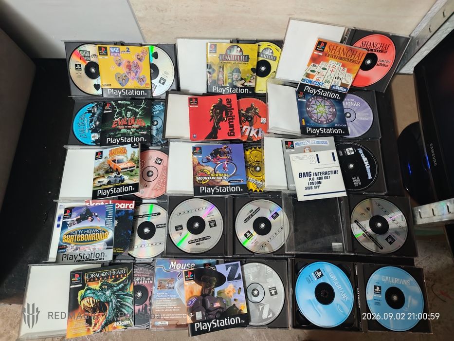 Zestaw gier PlayStation 1 PSX ps1 psone