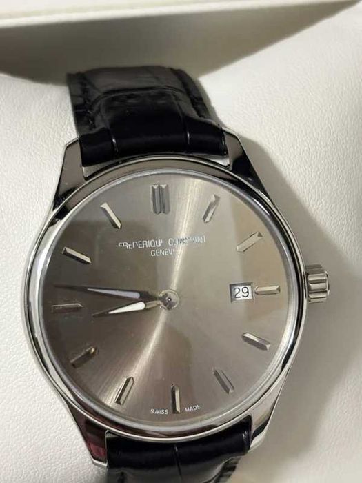 Frederique Constant Relógio de Luxo Golden Champagne Dial Full-Set