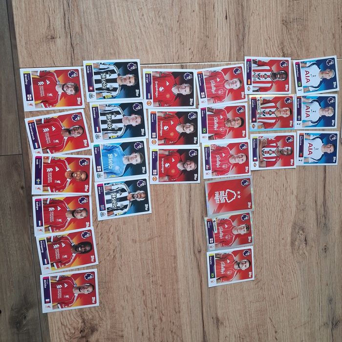 Naklejki Topps Premier league 2026