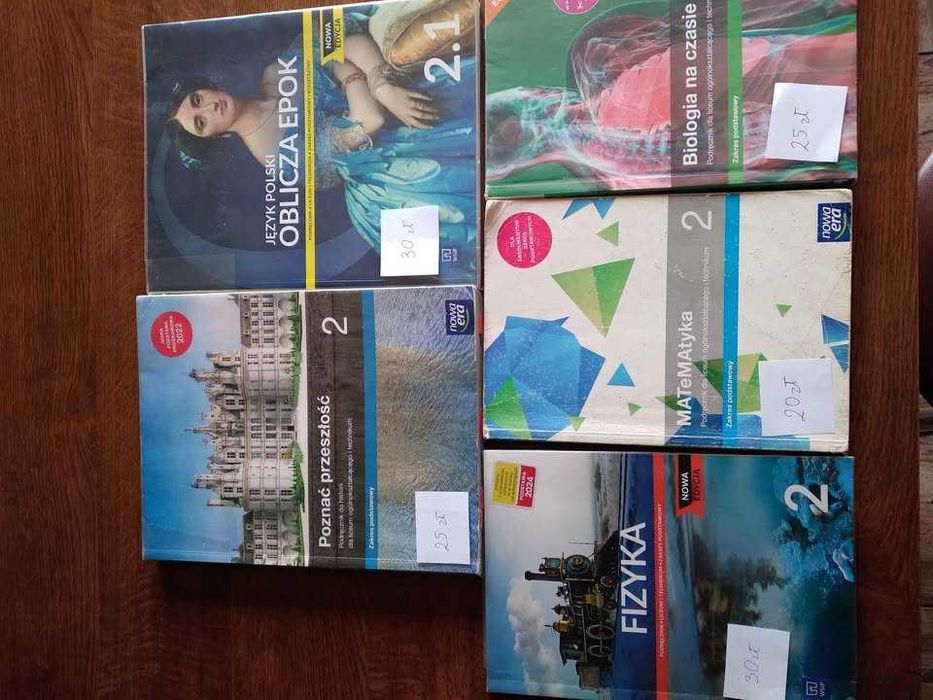 Podręczniki liceum i technikum kl 2