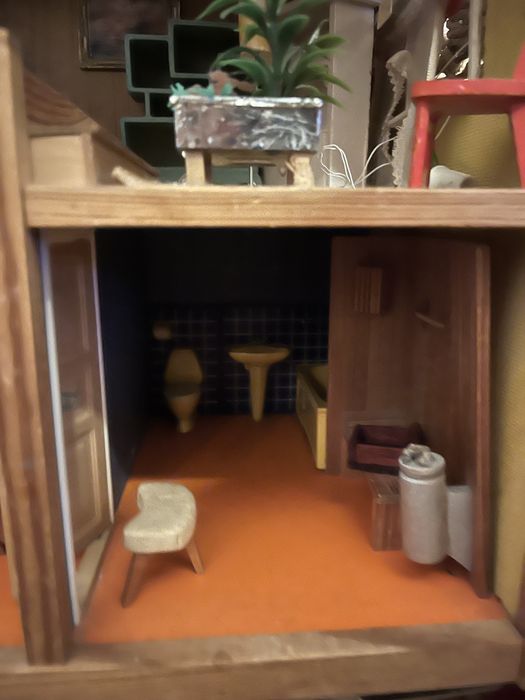 Domek dla lalek myszek lundby z wyposazeniem vintage jak maileg myszki
