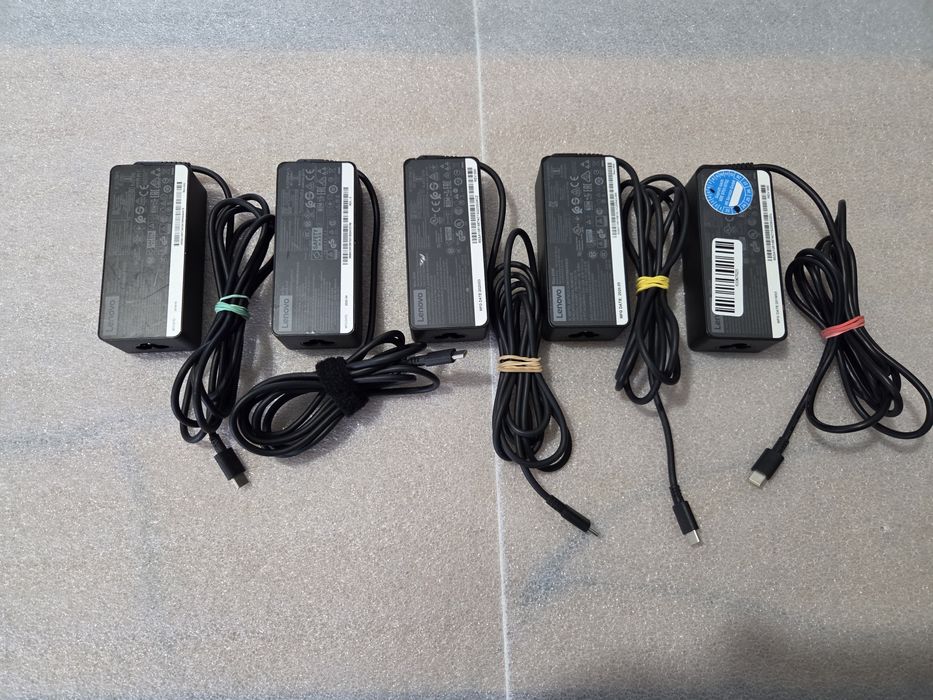 Зарядка блок живлення Lenovo 65W Type-C б/в оригінал з ноутів ThinkPad