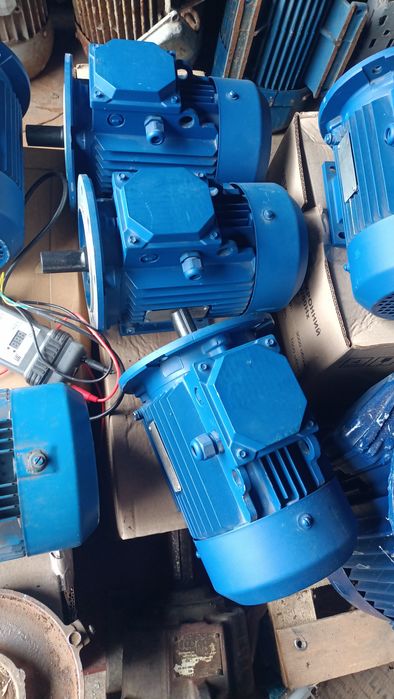 электродвигатель новый 1.5 кВт 1000 об аир90L6 , електромотор мэз,
