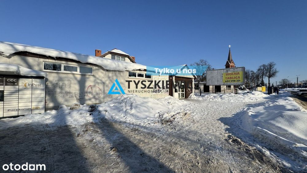 Obiekt handlowy z 2 mieszkaniami Działdowo