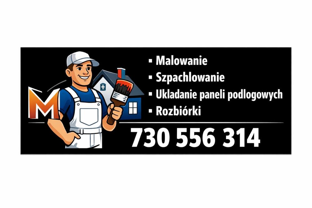 Wykonam malowanie, szpachlowanie, rozbiórki ,remonty całych mieszkań