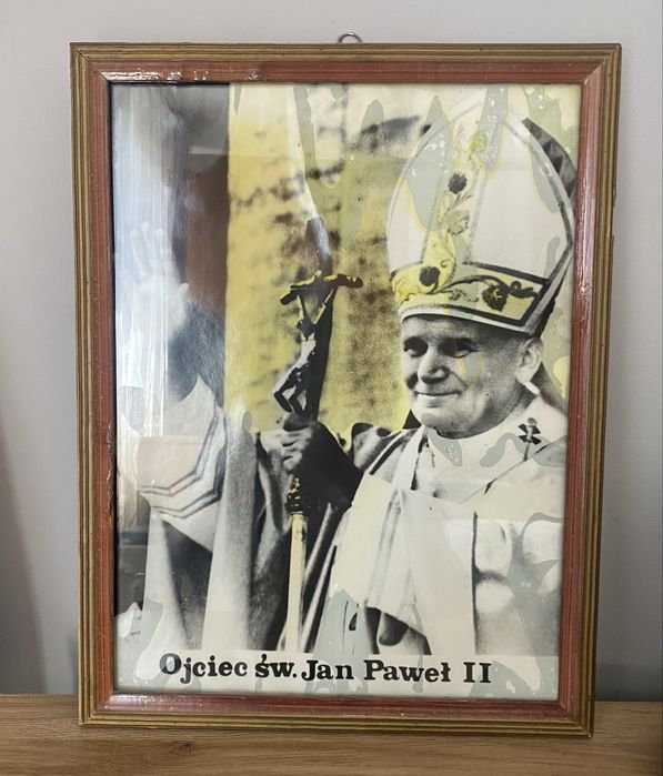 Obraz 43x33 obrazek Jana Pawła II