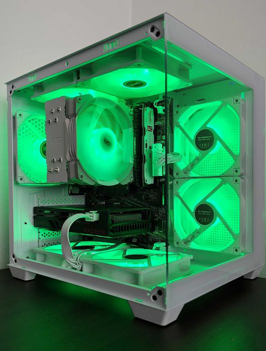 Ryzen 5 5500 • RX 6600 • 24GB RAM • 1TB SSD  komputer do gier akwarium