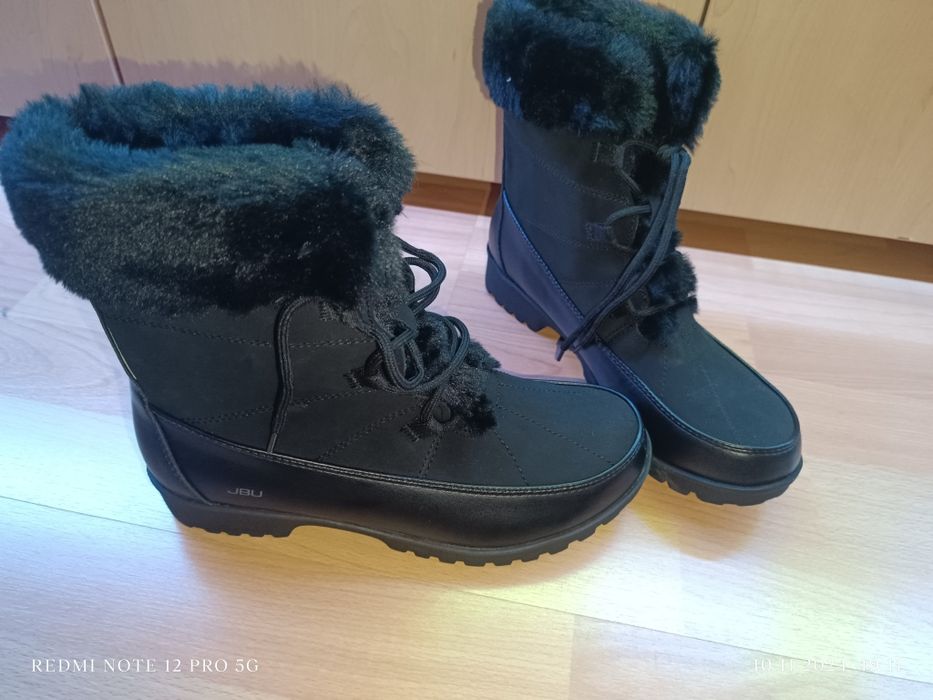 JBU By Jambu Colorado Faux Fur All Tera Boots Black- 25 cm