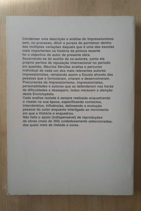 Enciclopédia do Impressionismo de Maurice Sérullaz