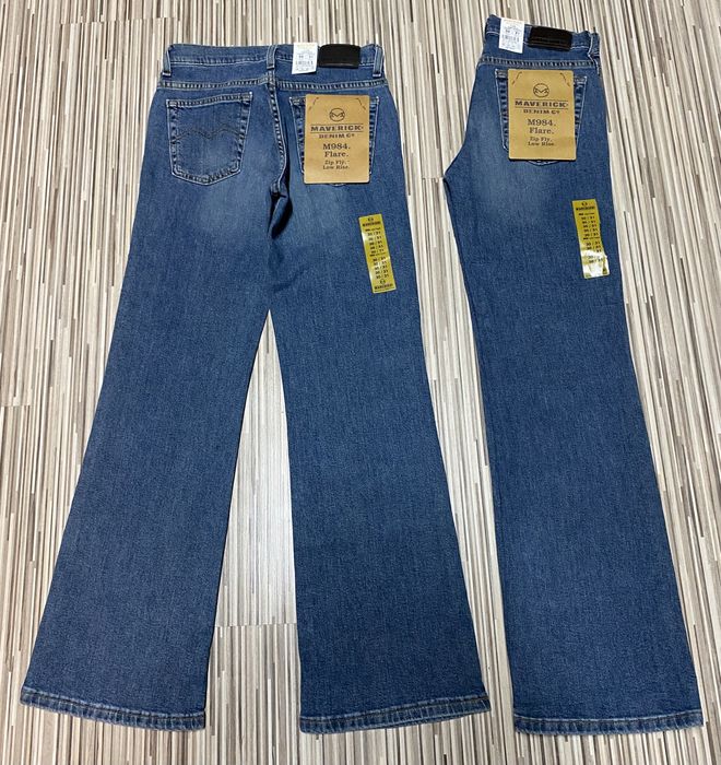 Spodnie jeans 30/31 pas 68 cm komplet 2 sztuki Lee Mawerick nowe