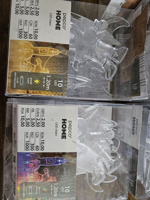 Światełka na baterie kosmos