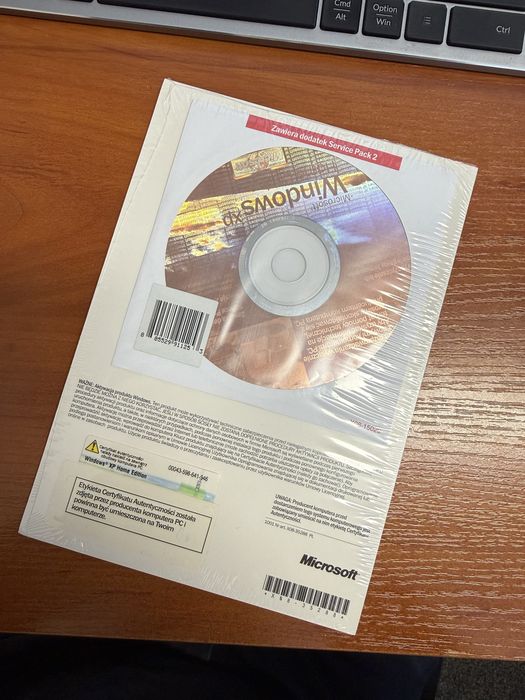 Plyta instalacyjna Windows XP Home Edition - wersja 2002  w folii