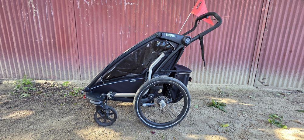 Przyczepka rowerowa Thule Chariot sport 1 Czarny