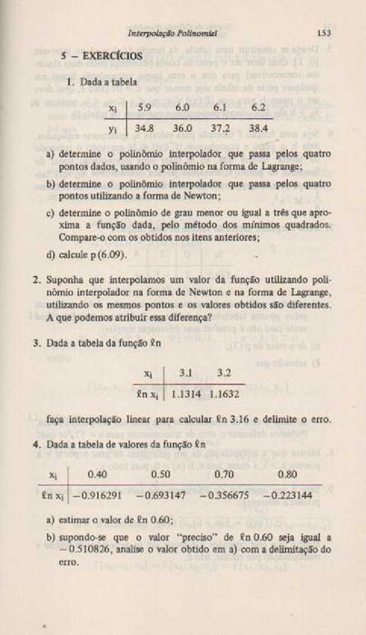 Noções de Cálculo Numérico: Guia Didático para Engenharia e Ciências