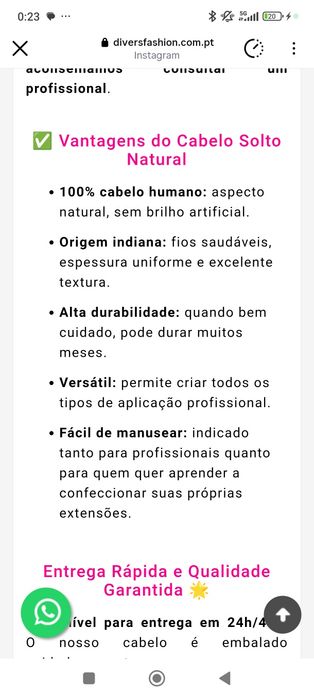 Cabelo humano Loiro