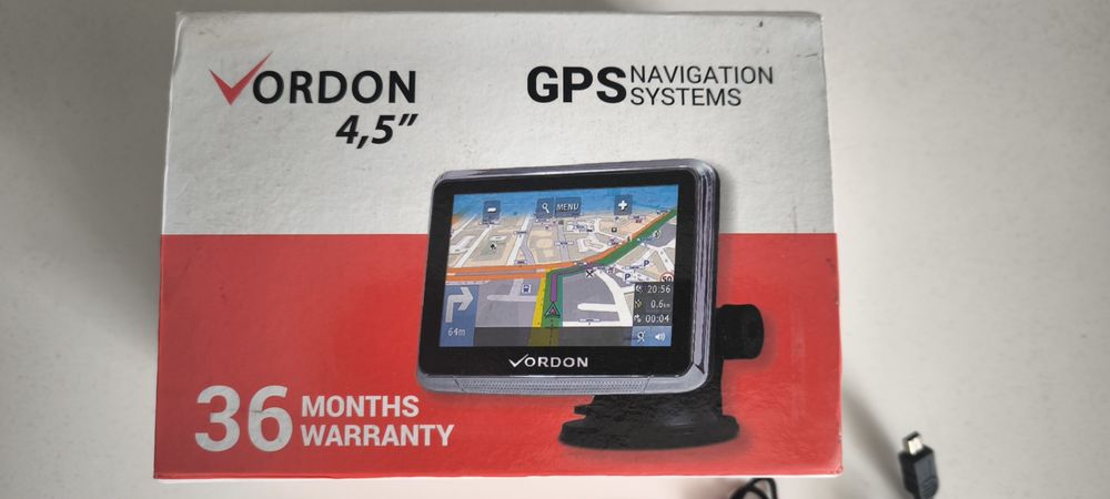 Nawigacja GPS Vordon 4,5", dotykowy wyświetlacz