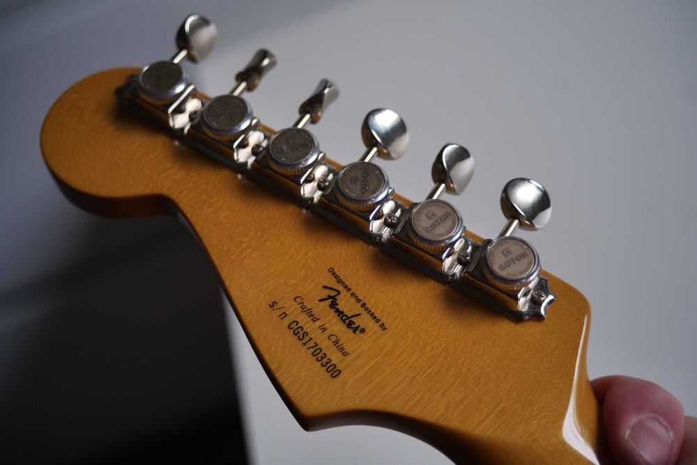 Gitara Squier Classic Vibe Stratocaster 50s CHINA + Fender Tex Mex + Gotoh