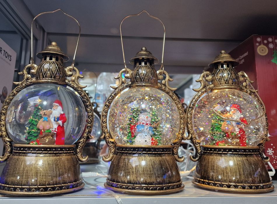 ліхтар  новорічний  декор