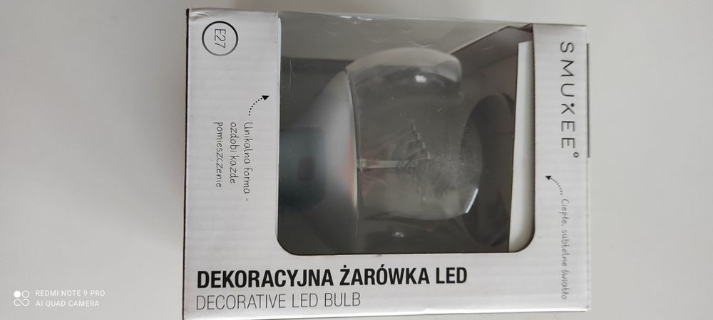 Ozdobna duża żarówka jak Edison