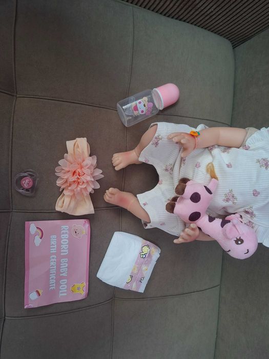 Lalka Reborn z maskotką Promocja
