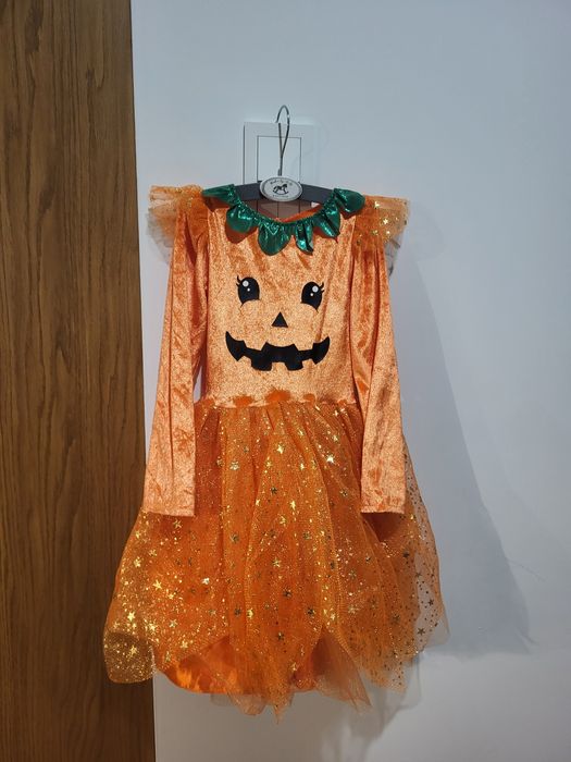 Sukienka dyna, halloween r. 104-110
