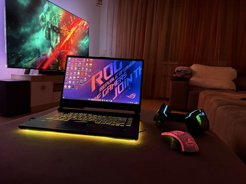 *ИГРОВОЙ Как Новый Asus ROG STRIX + Полный Комплект